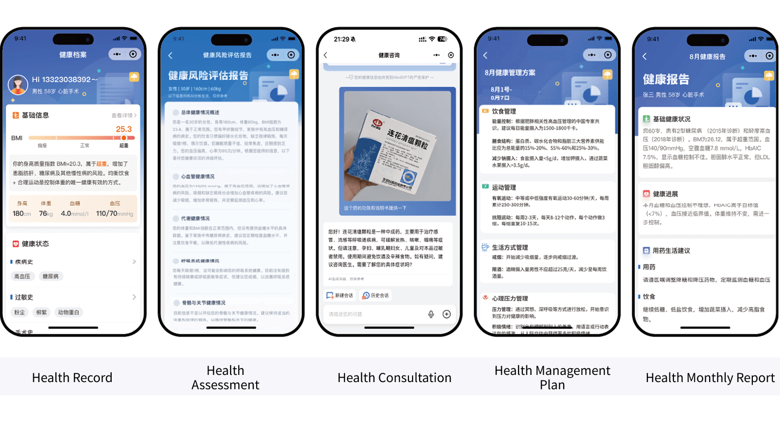 Intelligent Pre-consultation and Medical Record Report Services